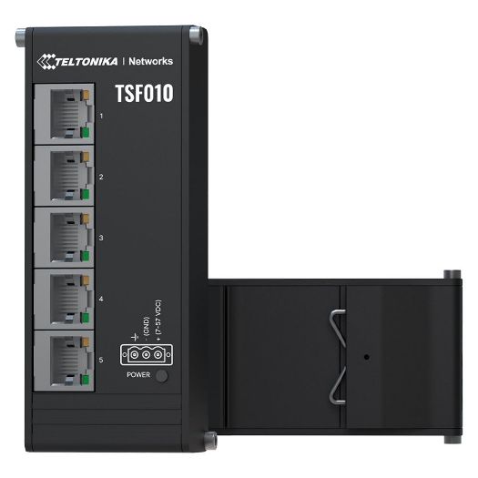 TK-TSF010, Teltonika industrijski neupravljani preklopnik, 5 Ethernet portova RJ45 Fast Ethernet