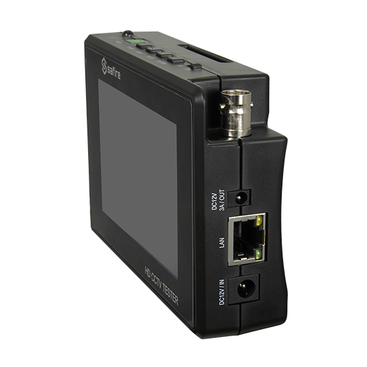 SF-TESTER-ARM-5N1-4K Multifunctional wrist held CCTV tester   Supports HDTVI, HDCVI, AHD, CVBS and IP cameras 