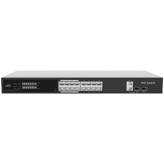 UV-NSW3000-17GT1GP1GC-LPOE-IN Uniview Manageable Cloud PoE Switch   16 PoE802.3af/at + 2 uplink RJ45 + 2 SFP 