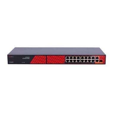 SF-SW1916HIPOE-HF-300, Safire Switch Hi, PoE, 16 PoE Portovi + 2 Uplink RJ45 + 1 Uplink SFP