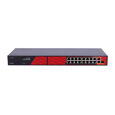 SF-SW1916HIPOE-HF-300 Safire Switch Hi PoE   16 PoE Ports + 2 Uplink RJ45 + 1 Uplink SFP 
