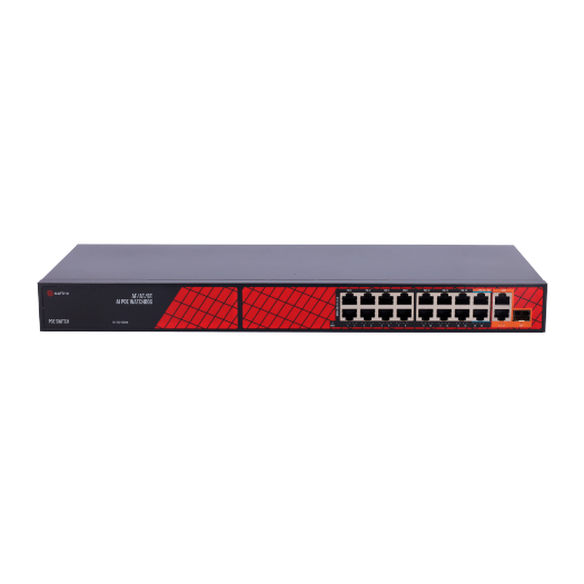 SF-SW1916HIPOE-HF-300 Safire Switch Hi PoE   16 PoE Ports + 2 Uplink RJ45 + 1 Uplink SFP 