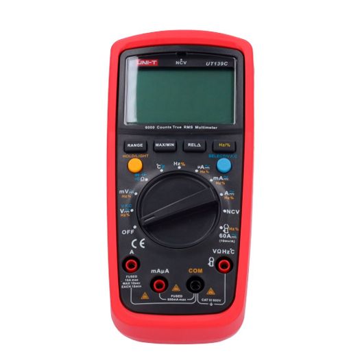 UT139C, Digitalni multimetar s True RMS funkcijom, Mjerenje istosmjernog i izmjeničnog napona do 600V