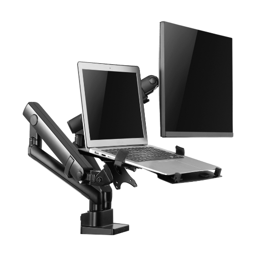 TVM-1732DESK-FLEX-PCDUAL Držač za prijenosno računalo i monitor/TV   Montaža na stol 