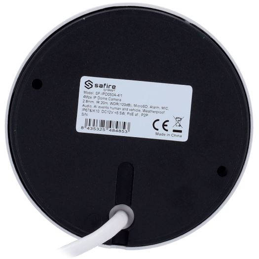 SF-IPD050A-4I1, Safire Smart, Serija IP Dome kamera I1 AI Advanced, Rezolucija 4 megapiksela (2592x1520)