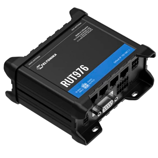 TK-RUT976 Teltonika Router 5G RedCap Industrial   4 Ethernet ports RJ45 Fast Ethernet 