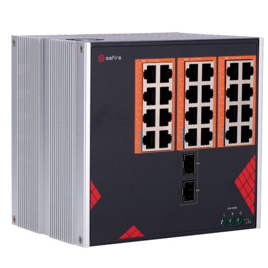 SF-SWI2624HIPOE-GF-AC-390-DIN, Safire Industrijska sklopka Industrijski izmjenični napon 90~264V