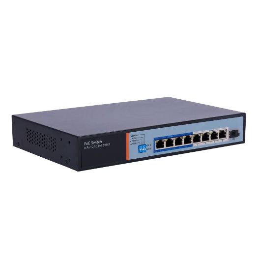 SW98HIPOE-2AZXF-150, Višegigabitni Hi, PoE Prekidač 2, 5Gbps, 8 PoE portova + 1 Uplink SFP 10G