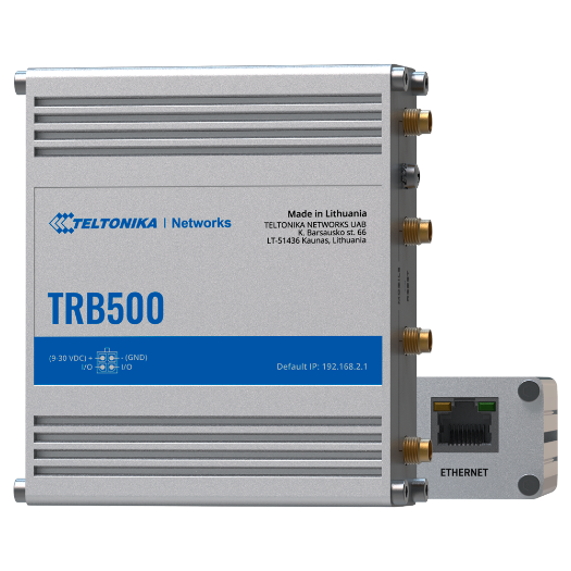 TK-TRB500 Teltonika Gateway 5G Industrial   5G Sub 6Ghz SA/NSA     Compatible with 4G/3G 