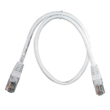 UTP1-05W, UTP kabel, Ethernet, RJ45 konektori, Kategorija 5E, 0,5 m, Bijela boja