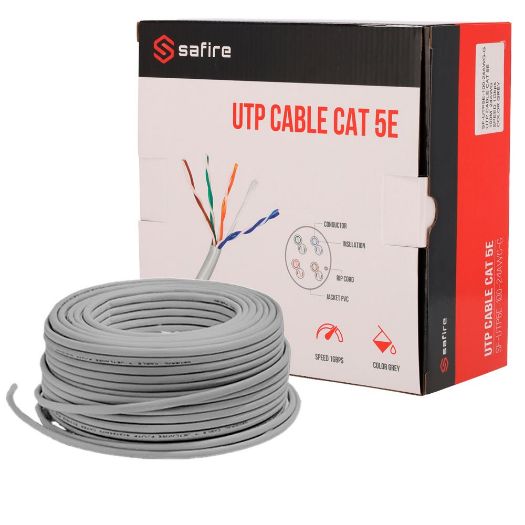 SF-UTP5E-100-24AWG-G, Safire UTP kabel UTP kategorija 5E, CCA vozača, Promjer 24 AWG