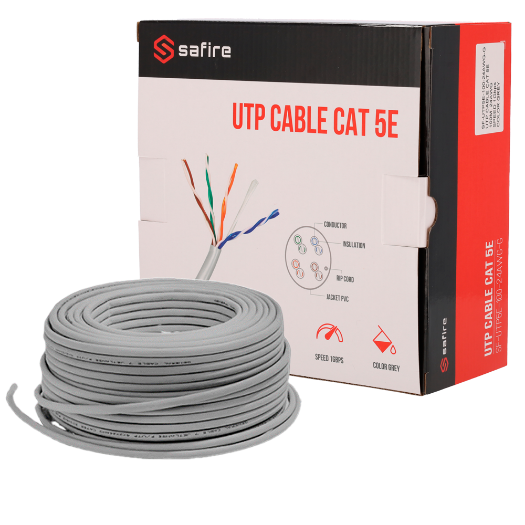 SF-UTP5E-100-24AWG-G Safire UTP Cable UTP Category 5E   Driver CCA   Diameter 24 AWG