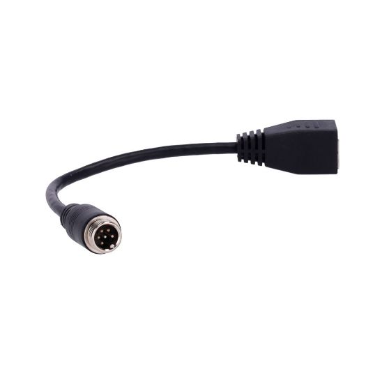 ST-6PINMALE-RJ45, Strimax, Konverzija 6-pin muškog na RJ45 ženski, Duljina 15cm