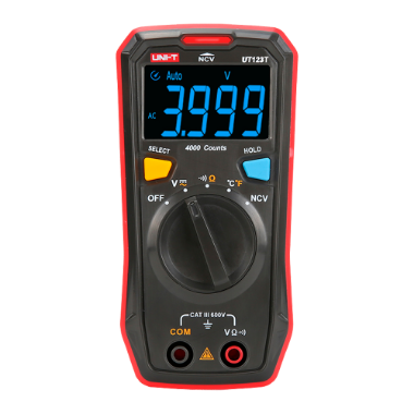 UT123T Pocket Digital Multimeter   DC and AC voltage measurement up to 600V 