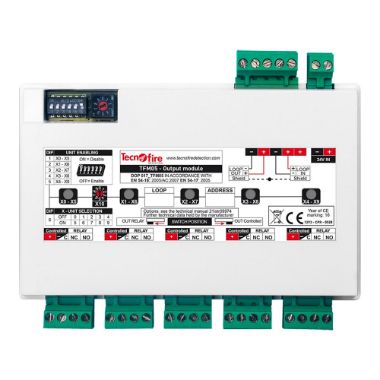 TF-TFM05-LP, Izlaz adresibilnog modula 5, 2 modaliteta tipa izlaza: kontakt ili CO