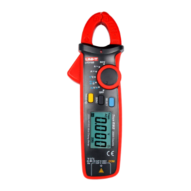 UT210D Mini clamp ammeter   DC and AC measurement up to 600V and 200A   Measures resistance, frequency and capacitance 