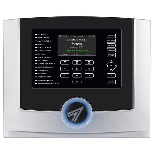 TF-TFA4-1192, Analogna centrala za vatrodojavu s 4 petlje, Može držati dvije baterije od 12V