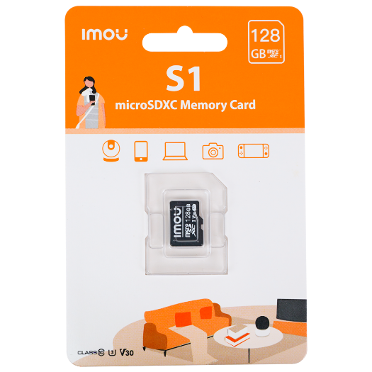 ST2-128-S1-IMOU Imou Micro SD memory card Class 10 128GB   Compatible for surveillance cameras 