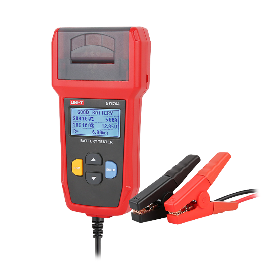 UT675A Battery tester   Measures capacitance, voltage, resistance and status 