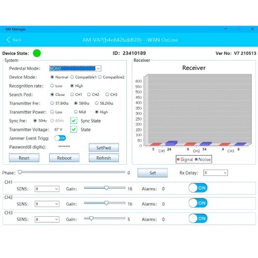 SF-EASGATE103-ADS-AM, EAS anti, antena za krađu, AM akustomagnetska tehnologija 58 kHz