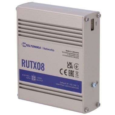 TK-RUTX08, Teltonika industrijski ruter, 4 Ethernet RJ45 Gigabitna porta, USB 2.0