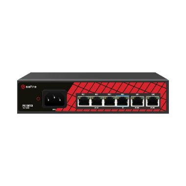 SF-SW0604HIPOE-60, Safire Switch Hi, PoE, 4 PoE port(ovi) + 2 gore, priključak(ovi) za povezivanje
