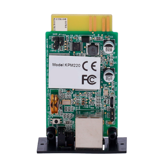 UPS-SMNP-KPM220 Network SNMP card for UPS monitoring   For installation in UPS slot and network connection 