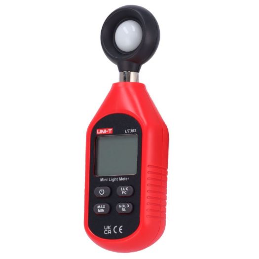 UT383, Ruka, mjerač osvijetljenosti, Pozadinsko osvjetljenje zaslona, Visoka stopa uzorkovanja