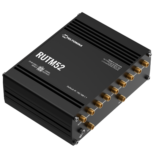 TK-RUTM52 Teltonika Industrial Router 5G   Dual modem 5G Sub 6Ghz SA/NSA 