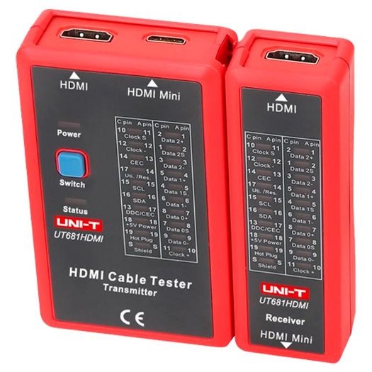 UT681HDMI, Kabelski tester, Provjera statusa HDMI/MINI, HDM kabeli, Evaluacija kratkog