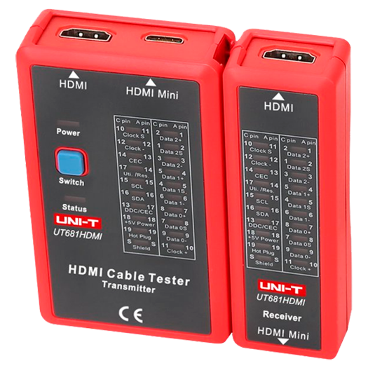 UT681HDMI Cable tester   Status check HDMI/MINI HDM cables   Evaluation of short