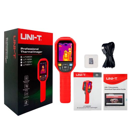 UTi165K, Ručna termografska dvostruka kamera, Stvaran, mjerenje temperature vremena