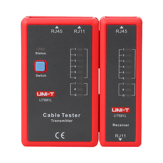 UT681L Cable tester   Cable status check RJ45/RJ11   Testing fast mode and slow mode 