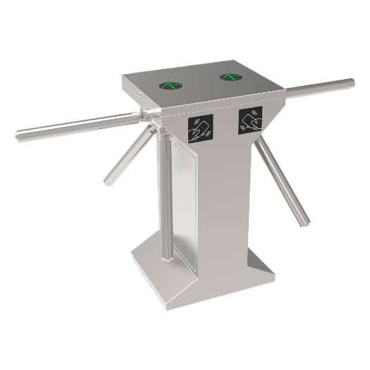 TS-TR601-M, Dvosmjerna pristupna okretna rampa, 3 dvostruke rotirajuće ruke, Vremena, alarmi i načini otvaranja