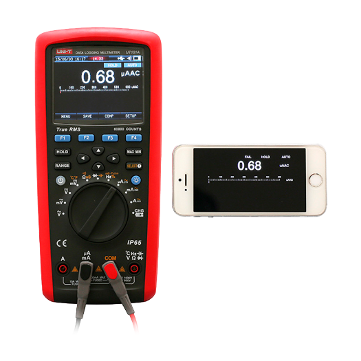 UT181A istinski RMS datalogger multimetar   PC-poveznja za ispis podataka   izmjeravanje izmjenične/istosmjerne struje: do 1000 V i 10 A 