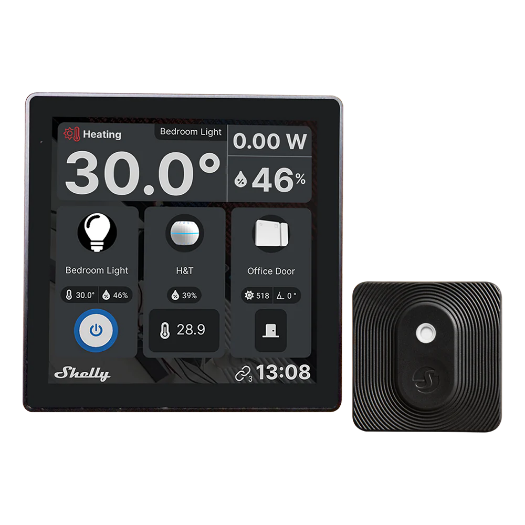 SH-WALL-DISPLAY-B-BLUHT-B Shelly Wall Display Black + BLU H&amp;T Black 