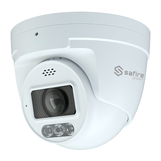 SF-IPT511ZCA-4I1-SL Safire Smart   Turret IP camera range I1 with Active Deterrence 