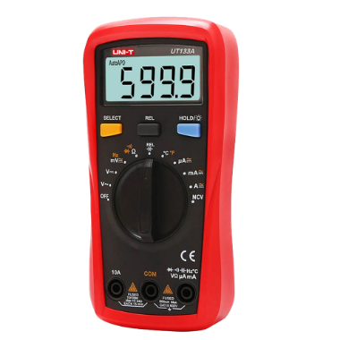UT133A Handheld Digital Multimeter   DC and AC voltage measurement up to 600V 