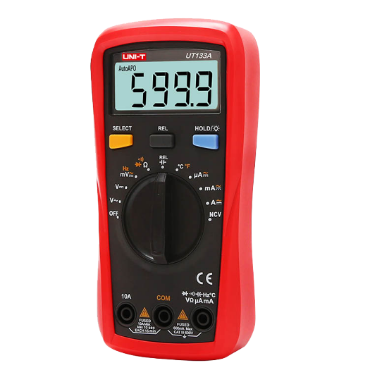 UT133A Handheld Digital Multimeter   DC and AC voltage measurement up to 600V 