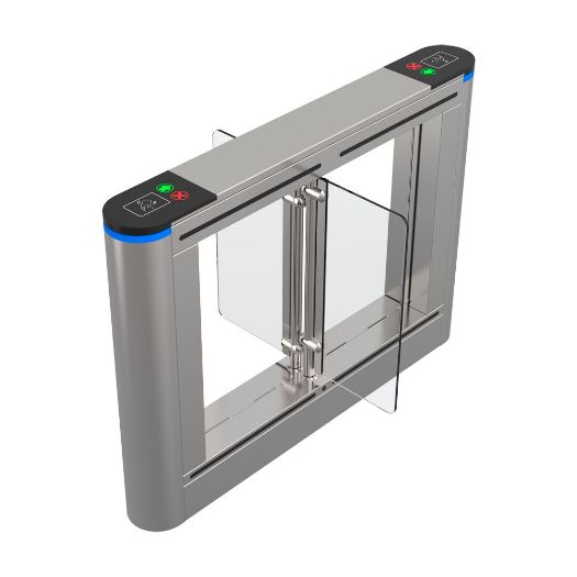 TS-SG801-M-800, Dupli bi, usmjereni pristupni okretni križ, Vrata sa sklopivom akrilnom barijerom