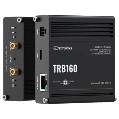 TK-TRB160, Teltonika Gateway 4G Industrijski, 4G Kat. 4 / 3G / 2G, Ethernet priključak RJ45 10/100/1000Mbps