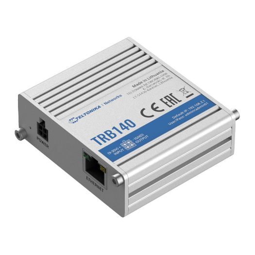 TK-TRB140, Teltonika Gateway 4G Industrijski, 4G Kat. 4 / 3G / 2G, Ethernet priključak RJ45 10/100/1000Mbps