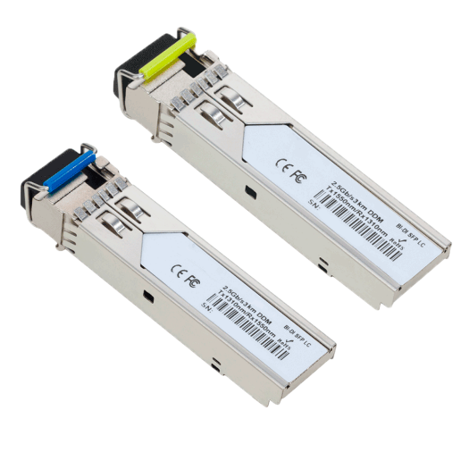 SFP-2.5G-TR1513LX-3SMF-LC-I Pair of Industrial SFP Transceiver Modules 