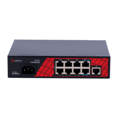 SF-SW0908HIPOE-120 Safire Switch Hi PoE   8 PoE port(s) + 1 Up link port(s) 