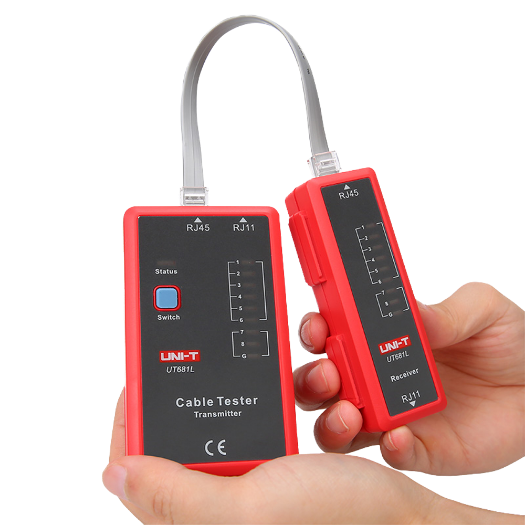 UT681L Cable tester   Cable status check RJ45/RJ11   Testing fast mode and slow mode 