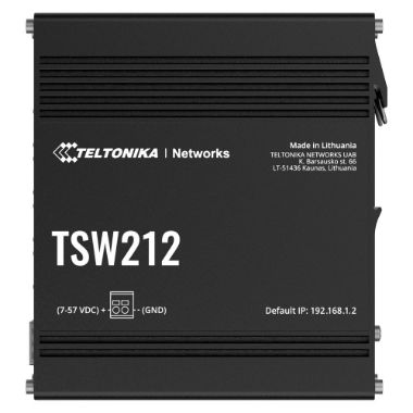 TK-TSW212, Teltonika industrijski upravljani prekidač, 8 Ethernet RJ45 Gigabit + 2 SFP Gigabit porta