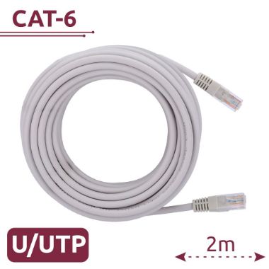UTP6-H-2W, UTP kabel, Ethernet, RJ45 konektori, Kategorija 6, 2 m, Bijela boja