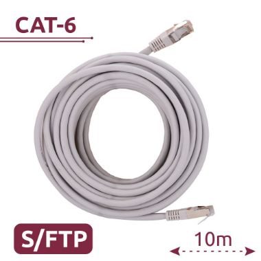SFTP6A-H-10W, SFTP kabel, Ethernet, RJ45 konektori, Kategorija 6A, 10 m, Bijela boja