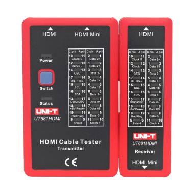 UT681HDMI, Kabelski tester, Provjera statusa HDMI/MINI, HDM kabeli, Evaluacija kratkog