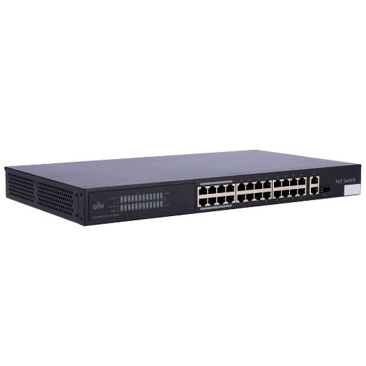 UV-NSW3000-24T1GT1GC-POE-IN Uniview Manageable Cloud PoE Switch   24 PoE802.3af/at + 1 uplink RJ45 +1 uplink Combo 